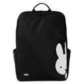 Miffy_MB1002-003_Travel_Backpack_Black_with_White_Bunny