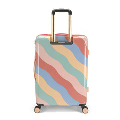 Yvonne Ellen Medium Trolley Spinner Suitcase - Wobble Stripe | Case Luggage