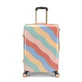 Yvonne Ellen Medium Trolley Spinner Suitcase - Wobble Stripe | Case Luggage
