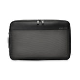 Briggs & Riley double sided packing travel cube in black, featuring two compartments for organized packing.