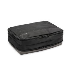 Briggs & Riley double sided packing travel cube in black, showcasing organized compartments for efficient packing.