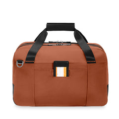 Briggs & Riley ZDX underseat holdall in Canyon color, showcasing a spacious interior and durable design for travel.