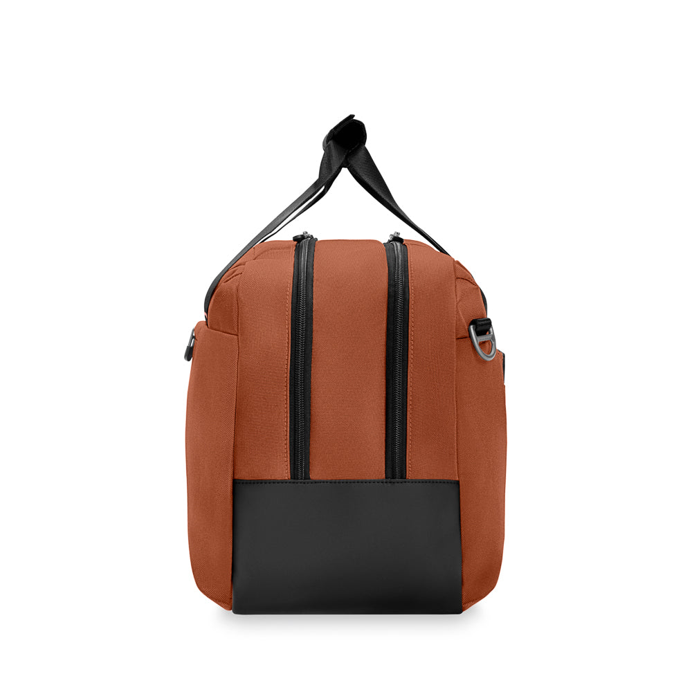 Briggs & Riley ZDX underseat holdall in Canyon color, showcasing a spacious interior and durable design for travel.