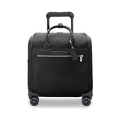 Briggs & Riley Rhapsody wheeled cabin suitcase in black with durable exterior and smooth-rolling wheels.