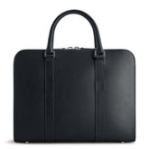 Carl Friedrik Palissy Briefcase in Black/Grey