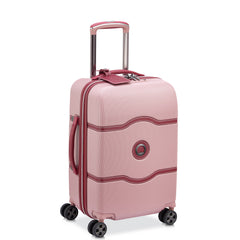Delsey - 55cm 4 Double Wheels Cabin Trolley - Dark Pink