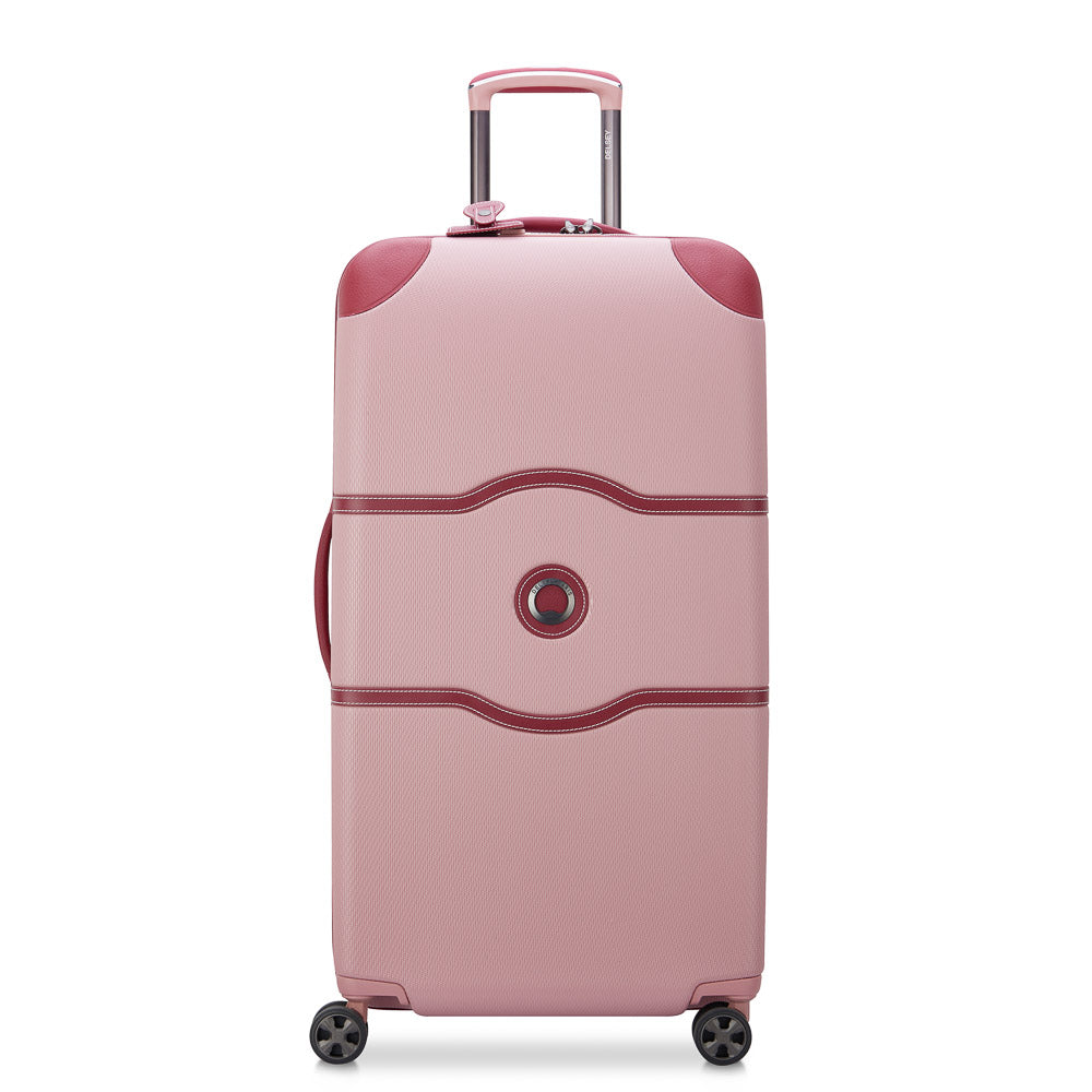 Delsey - 80cm 4 Double Wheels Trunk - Dark Pink
