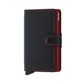 Secrid MM Wallet in Black & Red