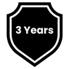 3 Year Warranty