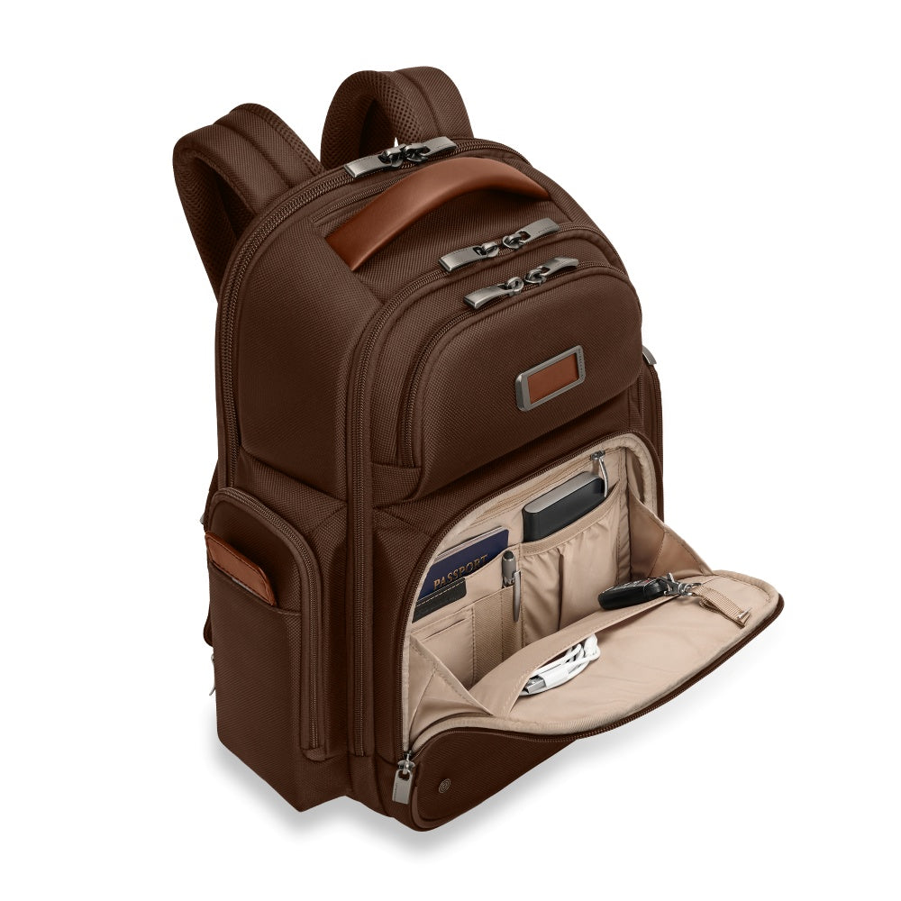 briggs and riley leather laptop backpack & @Work For those workdays or business trips where you need to carry more but still want to keep a low profile this backpack is your happy medium Briggs & Riley Luggage Large