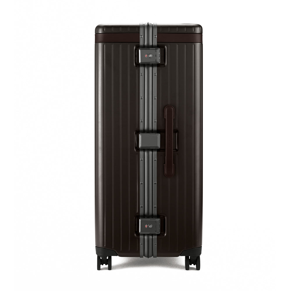 The Large Check-In Suitcase 79cm - Dark Brown