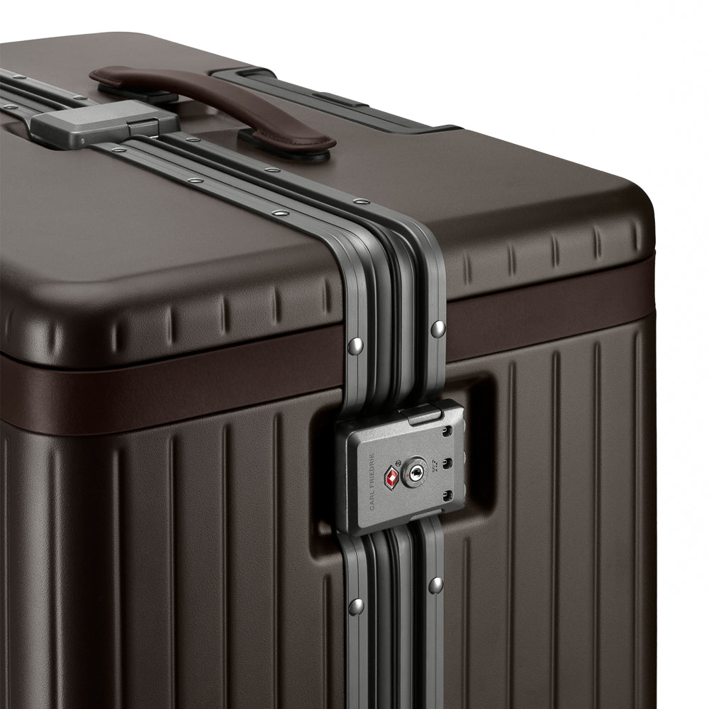 The Large Check-In Suitcase 79cm - Dark Brown