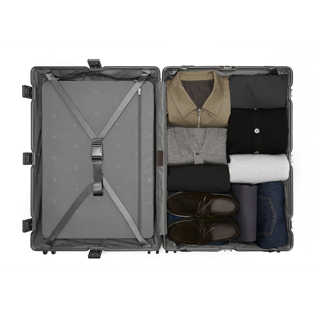 The Large Check-In Suitcase 79cm - Dark Brown