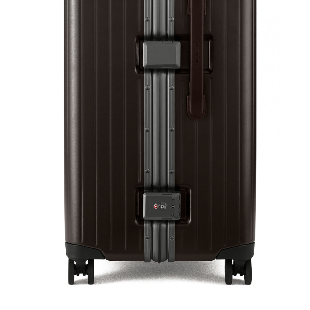 The Large Check-In Suitcase 79cm - Dark Brown