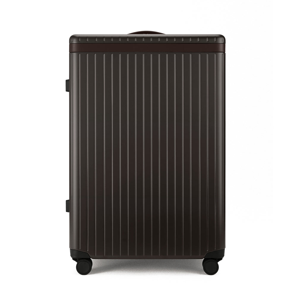 The Large Check-In Suitcase 79cm - Dark Brown