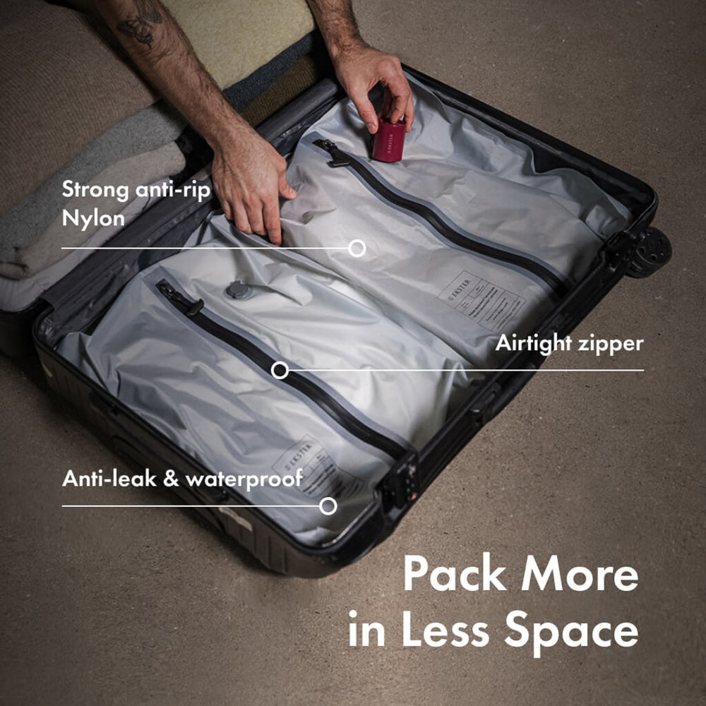 Ekster TravelPack™ Vacuum Kit 2 Pack | Case Luggage
