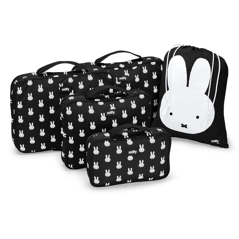 Miffy_MA1001-002_Black_and_White_Packing_Cubes