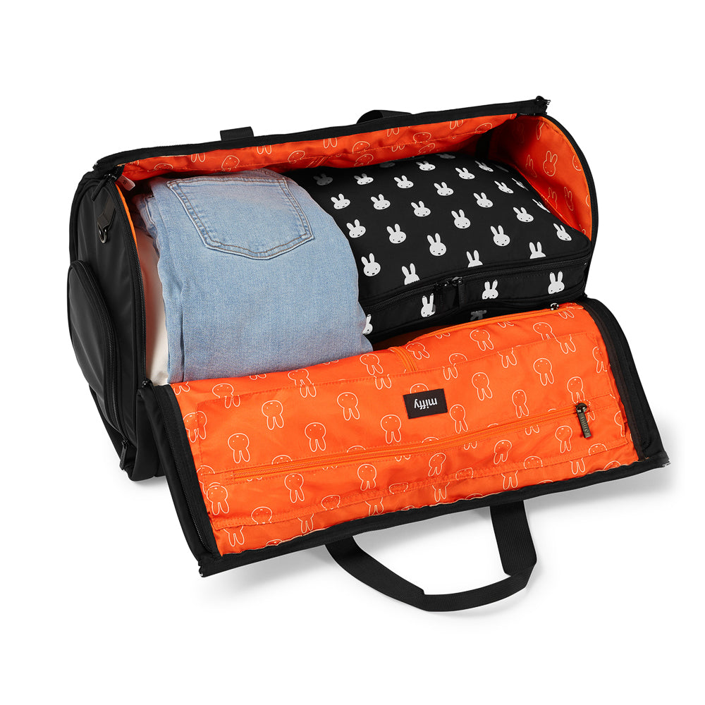 Miffy_MB1001-003_Suit_Duffle_Black_with_White_Bunny