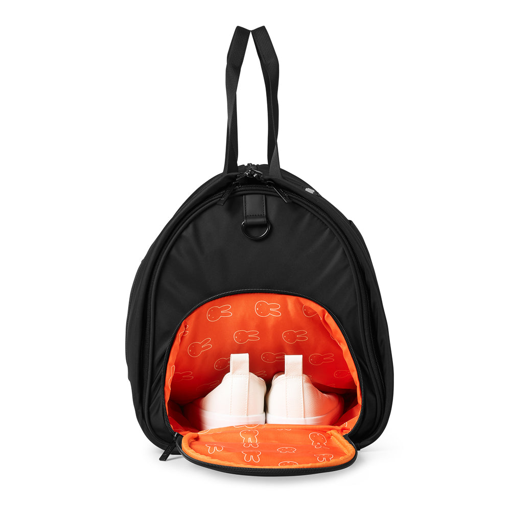 Miffy_MB1001-003_Suit_Duffle_Black_with_White_Bunny