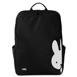 Miffy_MB1002-003_Travel_Backpack_Black_with_White_Bunny