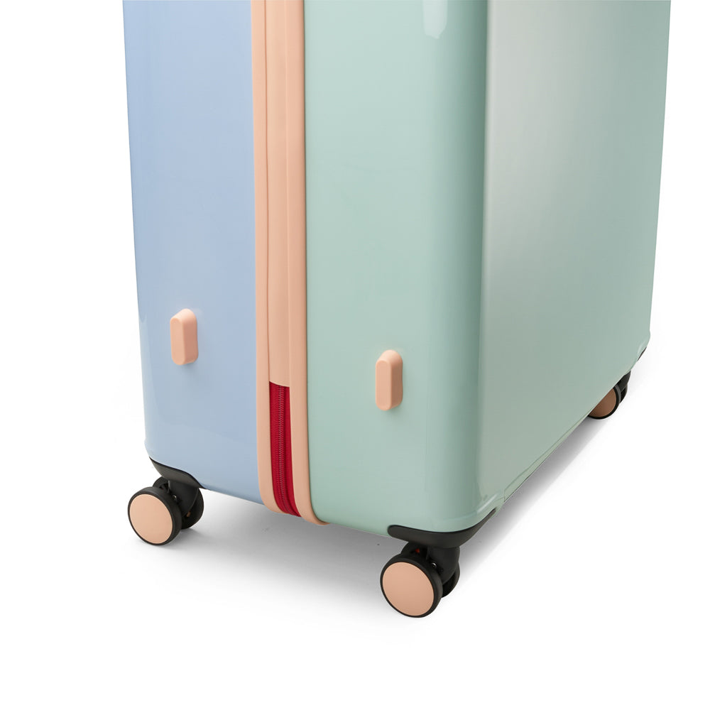 Yvonne Ellen Large Trolley Spinner Suitcase - Colour Block | Case Luggage