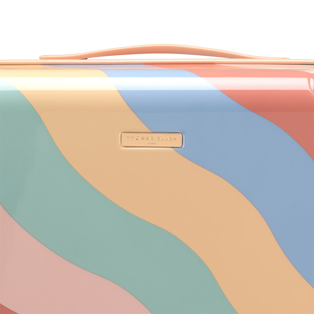 Yvonne Ellen Medium Trolley Spinner Suitcase - Wobble Stripe | Case Luggage