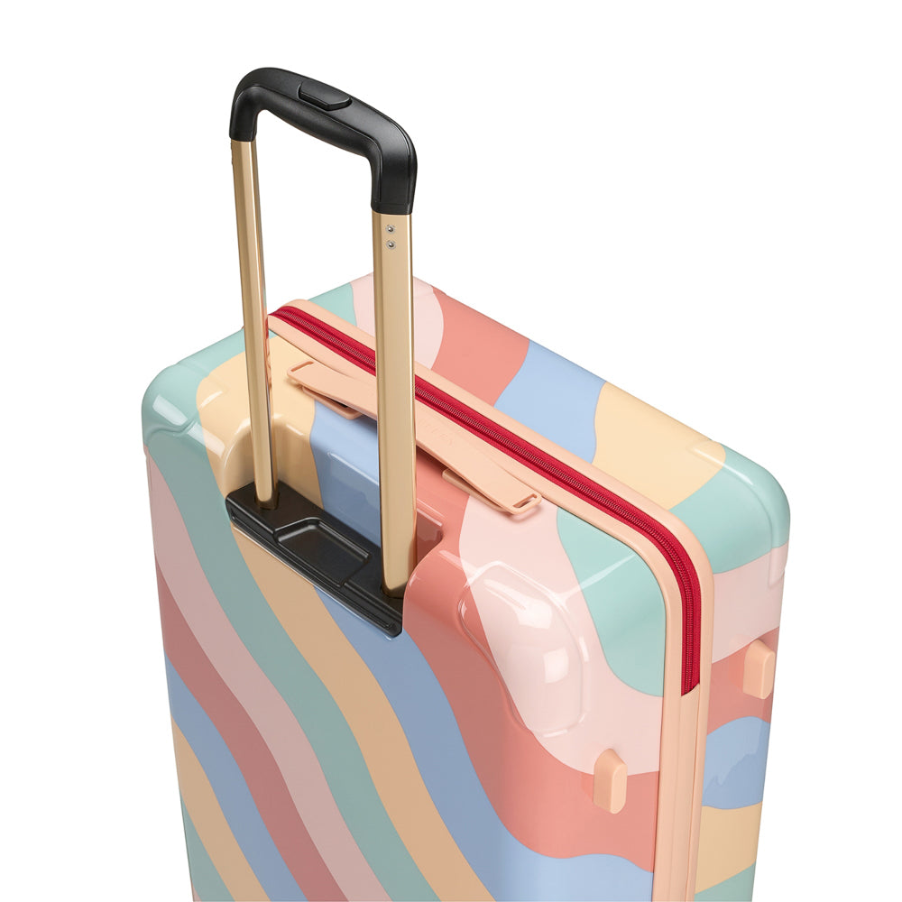 Yvonne Ellen Medium Trolley Spinner Suitcase - Wobble Stripe | Case Luggage