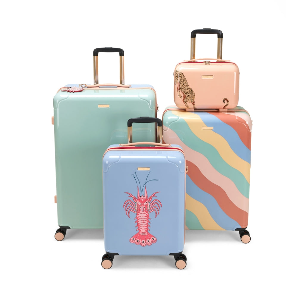 Yvonne Ellen Medium Trolley Spinner Suitcase - Wobble Stripe | Case Luggage