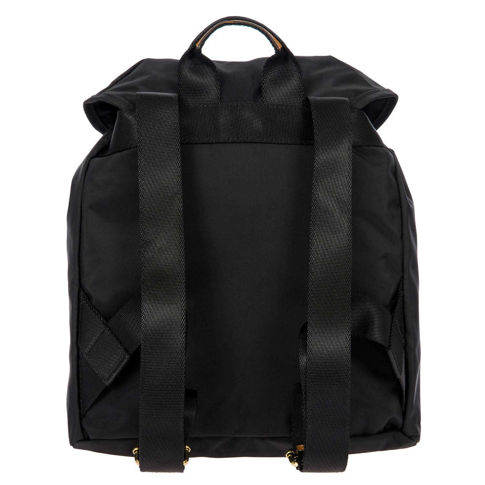 Black Bric's X Travel 2 Pocket Backpack featuring two spacious pockets and durable fabric for everyday use.