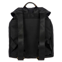 Black Bric's X Travel 2 Pocket Backpack featuring two spacious pockets and durable fabric for everyday use.