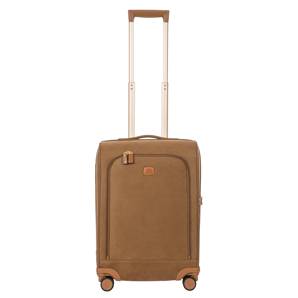 Bric's 55cm Cabin Spinner Suitcase in stylish design, featuring wheels and a durable exterior for travel convenience.