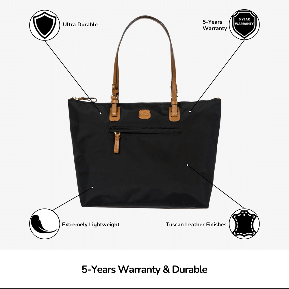 Large Bric's Sportina bag in X Bags collection, featuring a spacious design and stylish handles, ideal for travel or gym.