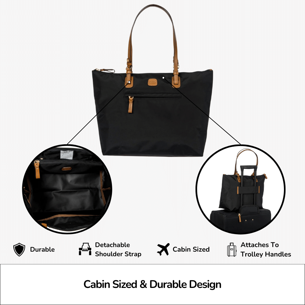 Large Bric's Sportina Bag in X Bags collection, featuring a spacious design and stylish duffle shape.