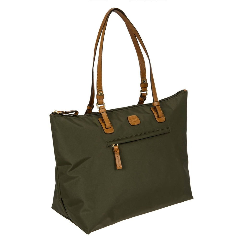 Olive green Large Sportina Bag by Bric's, a stylish duffle for travel and everyday use.