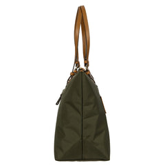 Olive green Large Sportina Bag by Bric's, featuring a spacious design ideal for duffles and holdalls.