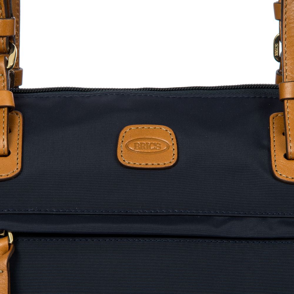Large Bric's Sportina duffle bag in ocean blue, featuring durable material and spacious design for travel and storage.