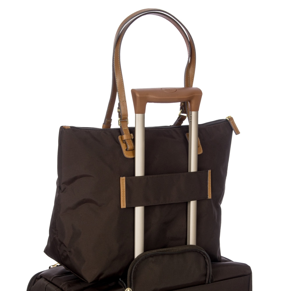 Large brown Sportina bag by Bric's, featuring a spacious design ideal for travel and everyday use.