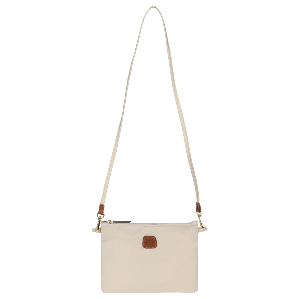 Beige Large Sportina Bag by Bric's, showcasing a spacious duffle design with sturdy handles and a sleek silhouette.