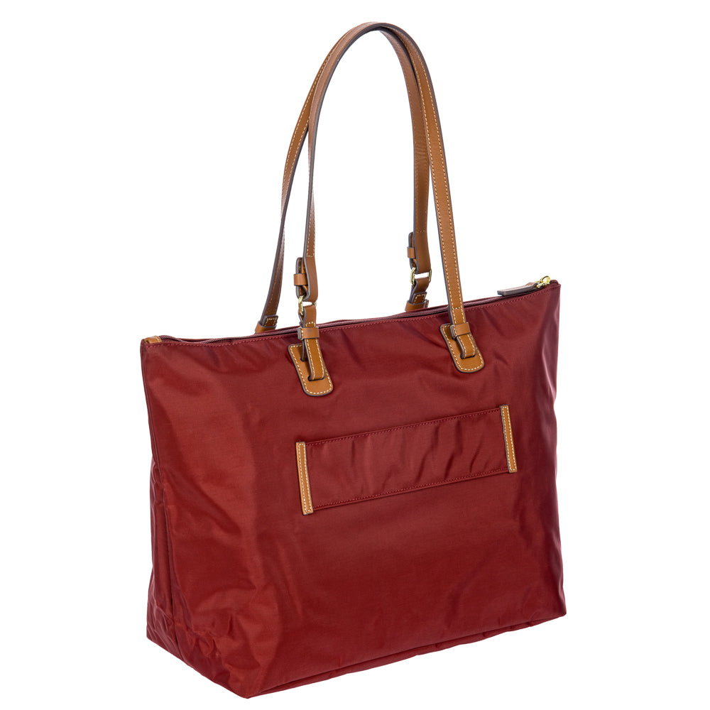 Bric's Large Sportina Bag in Bordeaux, stylish duffle with dual handles and spacious interior for travel or gym use.