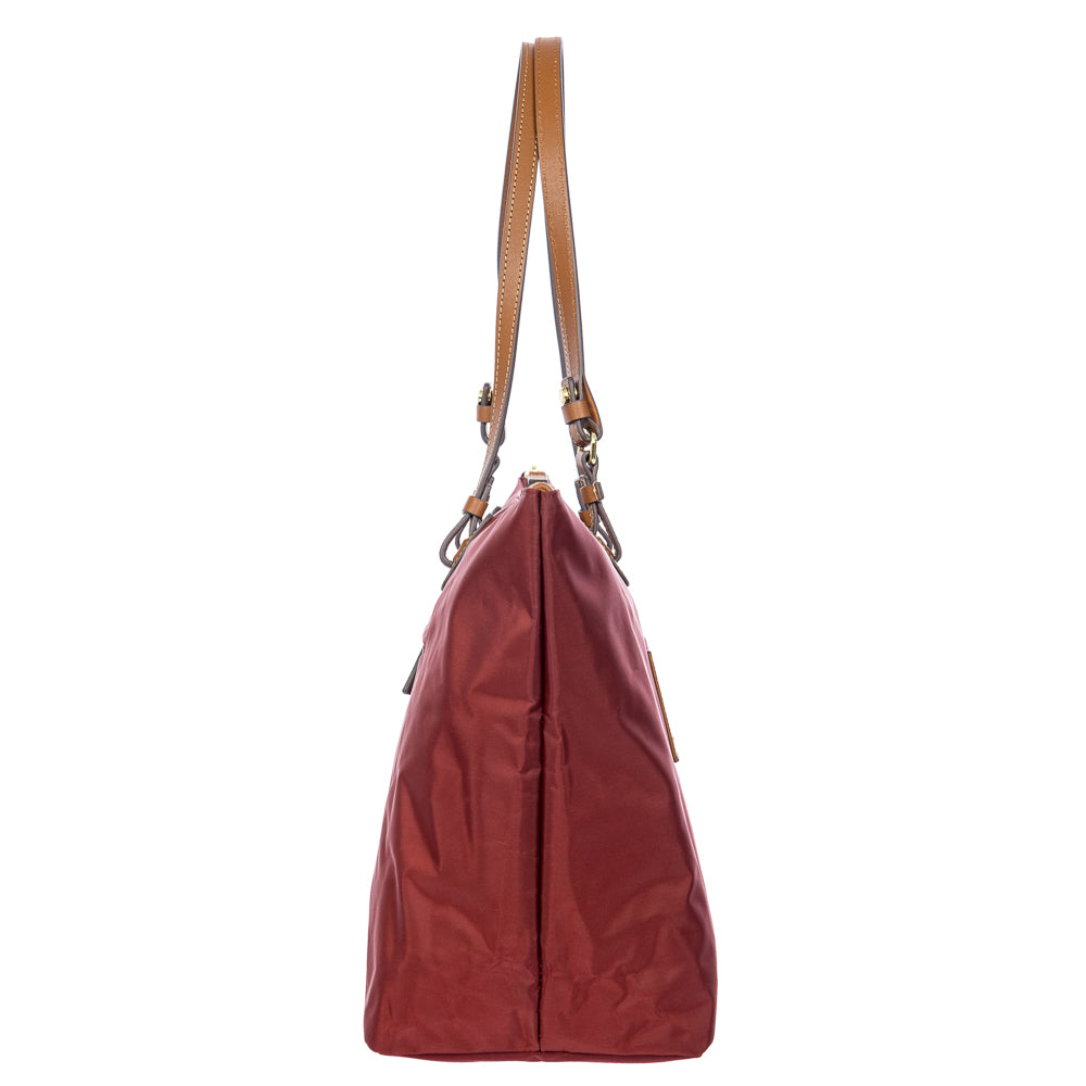 Bric's Large Sportina Bag in Bordeaux, stylish duffle with spacious interior and durable exterior for travel and everyday use.