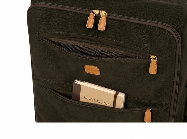 Bric's Life Olive front pocket
