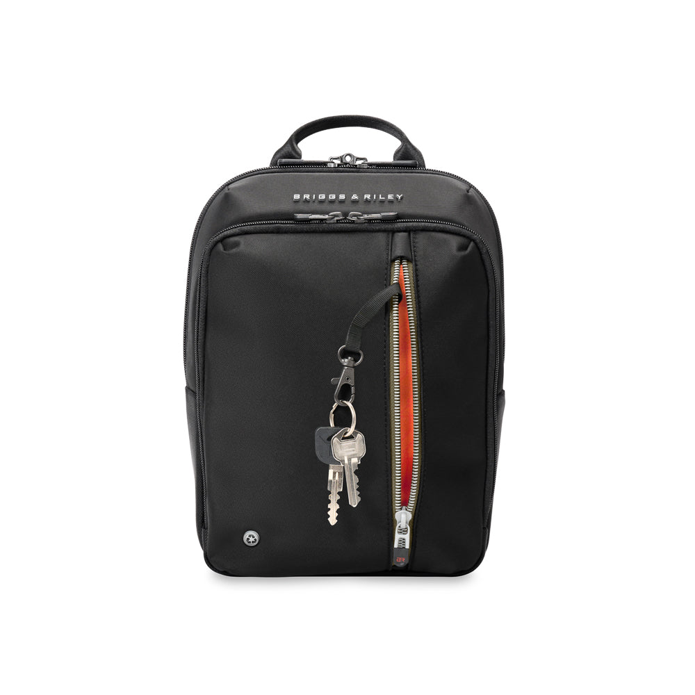 Briggs & Riley HTA Collection black crossbody bag with adjustable strap and sleek design, ideal for daily use.