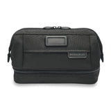 Briggs & Riley Luggage Duo Essential Kit in black, featuring stylish washbags for organized travel essentials.