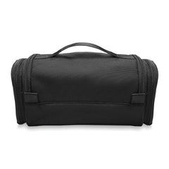 Briggs & Riley Luggage Executive Essentials Kit in black, featuring a sleek washbag design for organized travel.