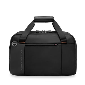 Black Underseat Holdall by Briggs & Riley, featuring a sleek design and ample storage for travel essentials.