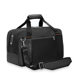 Briggs & Riley ZDX underseat holdall in black, featuring a spacious design and durable fabric for travel convenience.