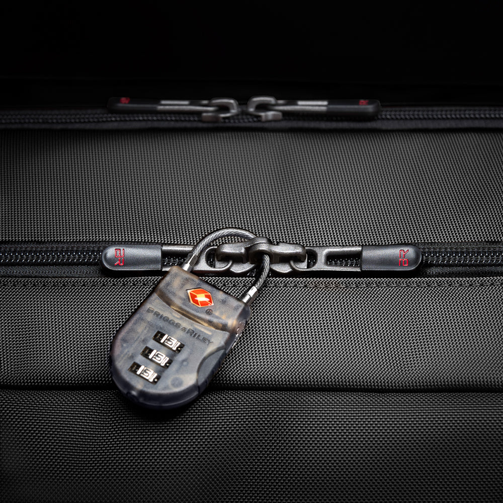 Briggs & Riley ZDX underseat holdall in black, featuring a sleek design and durable fabric, ideal for travel.