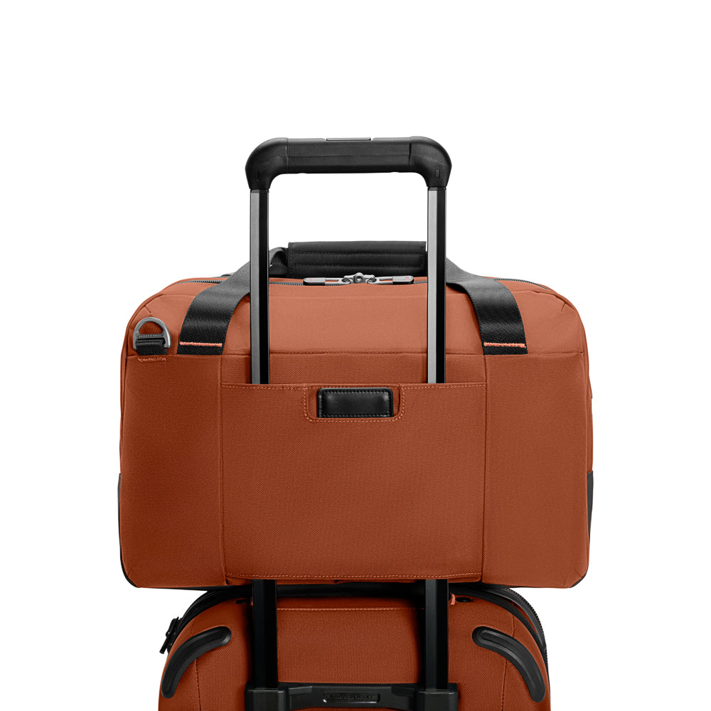 Briggs & Riley ZDX underseat holdall in canyon color, featuring a sleek design and ample storage for travel essentials.