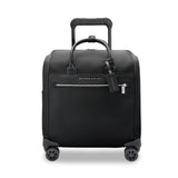 Briggs & Riley Rhapsody wheeled cabin suitcase in black with durable exterior and smooth-rolling wheels.