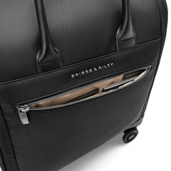 Briggs & Riley Rhapsody wheeled cabin suitcase in black, featuring a sleek design and durable exterior for travel convenience.